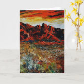 Raue Weisen Karte (Gelbe Blume)