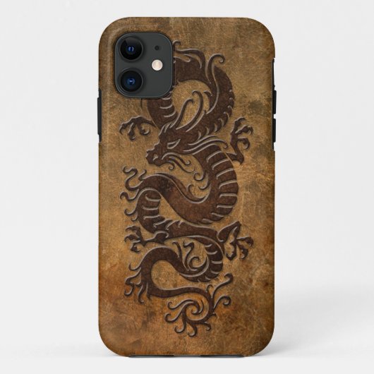 Rauer chinesischer Drache Case-Mate iPhone Hülle (Rückseite)
