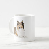 Rauer Collie Kaffeetasse (Vorderseite Links)