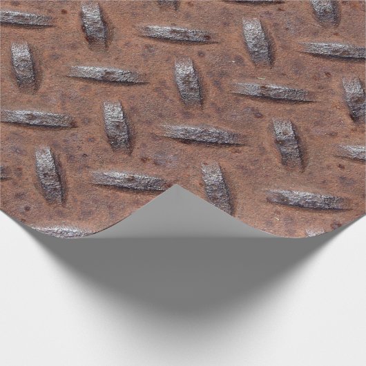 rauer Diamantboden Geschenkpapier (Ecke)