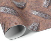 rauer Diamantboden Geschenkpapier (Rolleneckpunkt)
