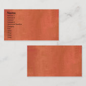 rauer Eindruck Visitenkarte (Vorne/Hinten)