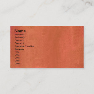 rauer Eindruck Visitenkarte