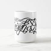 Rauer Entwurfs-Tasse Kaffeetasse (Mittel)