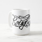 Rauer Entwurfs-Tasse Kaffeetasse (Vorderseite Links)