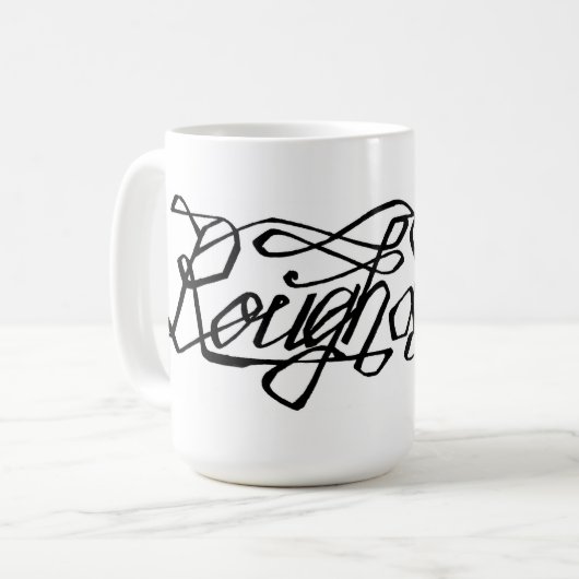 Rauer Entwurfs-Tasse Kaffeetasse (Vorderseite Links)