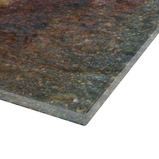 Rauer Felsen-Berg Schneidebrett (Ecke)