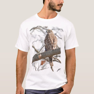 Rauer mit Beinen versehener Falke T-Shirt