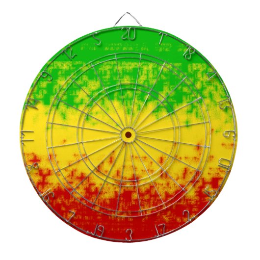 Rauer Rasta Entwurf Dartscheibe (vorne)