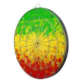 Rauer Rasta Entwurf Dartscheibe (Vorderseite rechts)