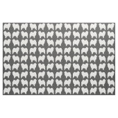 Raues Chow-Chow Chow-Chow Silhouette-Muster Stoff (Fat Quarter (45,7 x 55,9 cm))