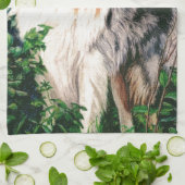 Raues Collie-Tuch Geschirrtuch (Gefaltet)