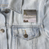 Raues Meer Claude Monets | bei Etretat, 1868-69 Button (Beispiel)