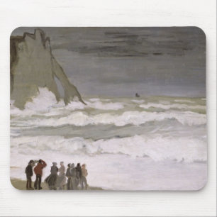 Raues Meer Claude Monets bei Etretat, 1868-69 Mousepad