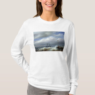 Raues Meer in stürmischem Wetter, 1846 T-Shirt