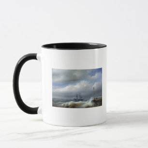 Raues Meer in stürmischem Wetter, 1846 Tasse