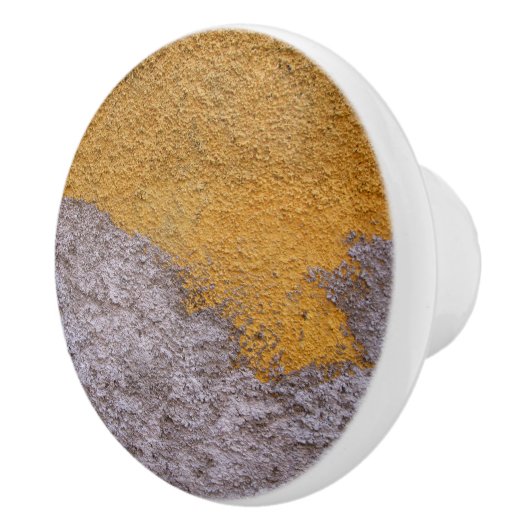 Raues rohes Beton Bau-Wand Yelllow Grau Keramikknauf (Rechts)