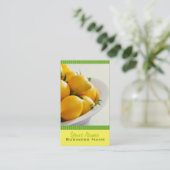 Rauf! Lemons Business Cards Visitenkarte (Stehend Vorderseite)