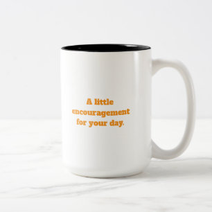 Rauf mit Charlie Zweifarbige Tasse