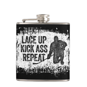 Rauf! Wiederholen. (Hockey) Flachmann