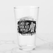 Rauf! Wiederholen. (Hockey) Glas (Rückseite)