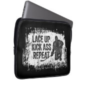 Rauf! Wiederholen. (Hockey) Laptopschutzhülle (Vorne Rechts)