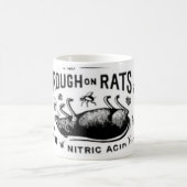 Rauh gegenüber Ratten Kaffeetasse (Mittel)