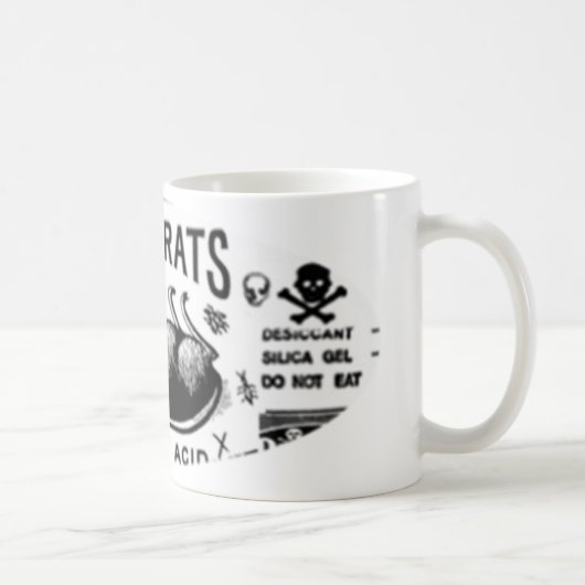Rauh gegenüber Ratten Kaffeetasse (Rechts)