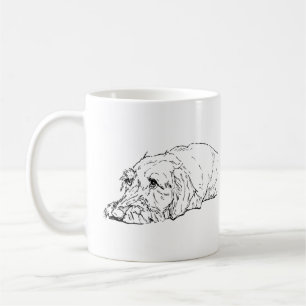 Rauhaar-Dackel-Tasse - Keramik Kaffee-Tasse Kaffeetasse