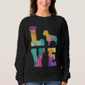 Rauhaardackel Love Sweatshirt (Vorderseite)