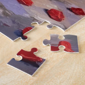 Rauhaariger Griffon Hund Valentinstag Puzzle (Seite)