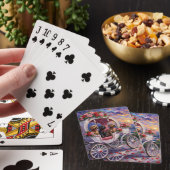 Rauhaariger Griffon Hund Valentinstag Spielkarten (In Situ)