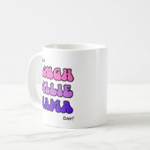 Rauhcollie-Mama Kaffeetasse (Vorderseite Links)