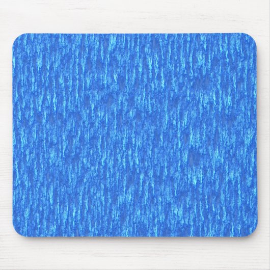 Rauhe Kristalloberfläche Blau Mousepad (Vorne)