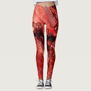 Rauhe rote Felsen Mars Leggings Einzigartig