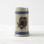 rauher Stein Bierglas (Mittel)