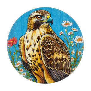 Rauhfußbussard-Vogel Schneidebrett