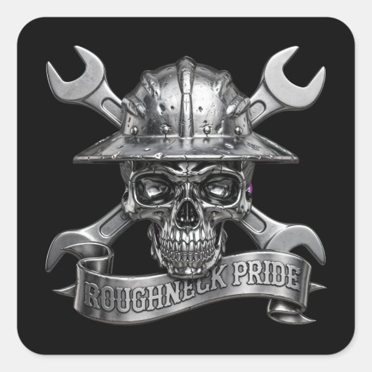 Rauhhalsstolz Quadratischer Aufkleber (Vorderseite)