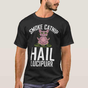 Rauke Katze Lucipurr Satanic Cat T-Shirt