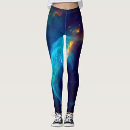 Raum-Abweichungs-bunte Galaxie Leggings
