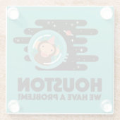 Raum-Affe Glasuntersetzer (Rückseite)