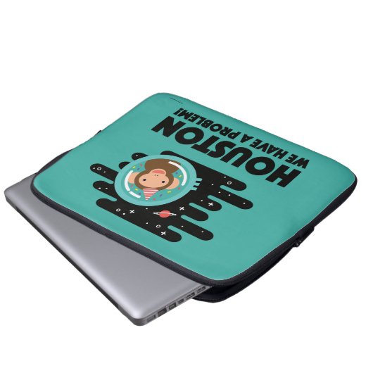 Raum-Affe Laptopschutzhülle (Vorne Knopf)