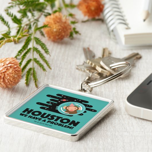 Raum-Affe Schlüsselanhänger (Seite)