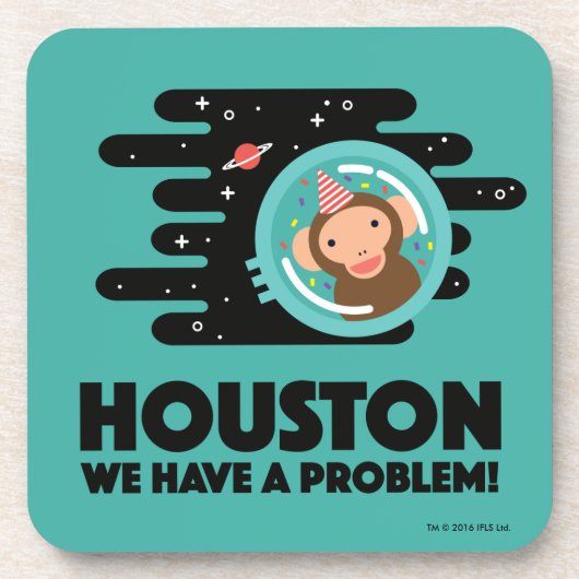 Raum-Affe Untersetzer (Vorderseite)