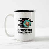 Raum-Affe Zweifarbige Tasse (Links)