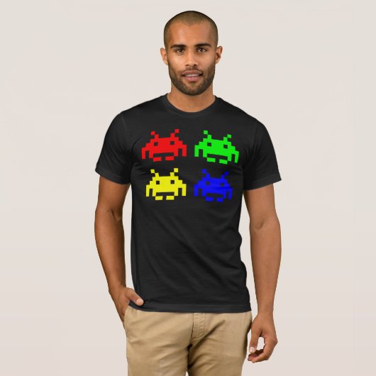 Raum-alien-Eindringlings-T - Shirt (Vorne ganz)
