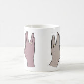 Raum-aliengeek-Nerd-Hochzeits-Liebe-Grafik-Tasse Kaffeetasse (Mittel)