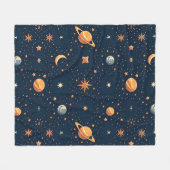 Raum als nahtloses Muster für Decken (Vorderseite (Horizontal))