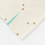 Raum-Alters-Türkis-Sternexplosion-Fleece-Decke Fleecedecke (Ecke)