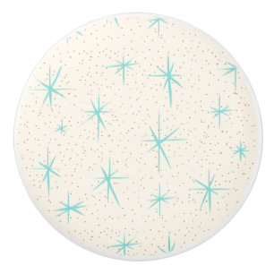 Raum-Alters-Türkis-Sternexplosion-Keramik-Griff Keramikknauf